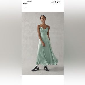 Urban Outfitters Sister Jane Lagoon Shell Midi Dress